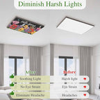 Fluorescent Light Covers for Ceiling Lights Hello Spring Magnetic Light Filters 4 Pack 4x2 ft Butterfly Colorful Spring Floral Ceiling Lights Cover for Classroom Office School Home Drop Lamp Decor