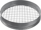 Repa Market 8 x 8 Inch Duct Cover – Galvanized Steel Round Duct Cap with Mesh Screen – HVAC Exhaust or Intake Vent – Exterior Pipe Air Outlet – Spiral Ventilation Ducting Metal End Plug