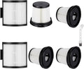 6 Pack IW3511 IW1111 HEPA Filters Replacement for Shark IW3511 DetectPro Lightweight Cordless Stick Vacuum Cleaner. For Shark Detect Pro Auto-Empty System PowerFins Brushroll Portable Handheld 2-In-1
