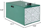 Grizzly Industrial G9956 - Heavy-Duty Double Air Filter with Remote Control
