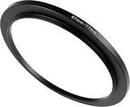 67-77mm Metal Step-Up/Down Ring Adapter Compatible with Mirrorless Cameras DSLR Lens, UV CPL ND Filter Thread Converter, Black