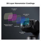 K&F CONCEPT ND, ND/PL, Effect Filter for DJI Osmo Pocket 3, 16Pack Black Diffusion 1/4 1/8 UV CPL ND32/PL ND16/PL ND8/PL ND64/PL ND8 ND16 ND32 ND64 ND128 ND256 ND1000, Light Pullution Reduction Filter