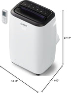 Portable Air Conditioners 10000 BTU AIRO COMFORT, AC Unit Floor Standing with Remote Control & DYI Installation Kit