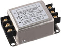 Single-Phase Two-Stage Power Supply Filter for Industrial Equipment — Conducted Noise Suppressor, Compact Chassis Mount, Alloy Housing, 250V, 3A/6A/10A/20A(20A)