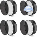 LEVOIT LV-H132 Replacement Filter, Genuine LV-H132-RF Air Purifier Filters, High-Efficiency Activated Carbon for Removal of Smoke, Odor, Allergens, Pollen, 4 Pack, Black