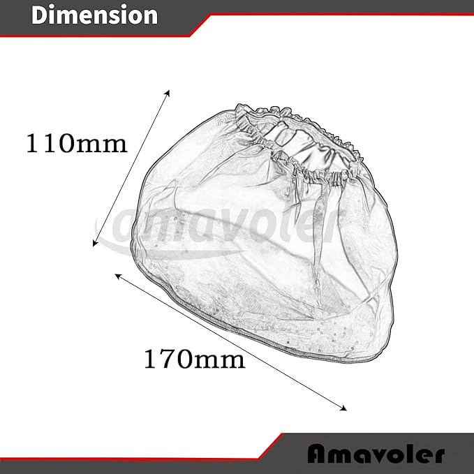 Motorcycle Waterproof Air Filter Rain Sock Dustproof Protective Cover Air Filter Cleaner Kits Fit for Harley Dyna Sportster Touring Softail.