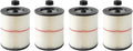 Nispira 9-17816 17816 Red Stripe Replacement HEPA Filter for Craftsman Craftsman Shop Vac Wet/Dry Vacuum 5/6/8/12/16/32 Gallon Larger, 4 Pack