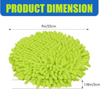 Microfiber Chenilles Pads for Shark Steamer S7001 s7020 s7000amz s7000 s7001tgt s7201 s8201 S7005 s8001 Series Rotating Steam Scrubber,Scrub Sanitize at The Same,Round Scrubbing Mop Replacement Pad