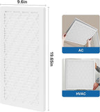10x20x1 MERV 11 Air Filter, Quality AC/HVAC Furnace Filter，1 Reusable ABS Frame + 4 Pack Replaceable Filter Media，Breathe Fresher and Cost-effective
