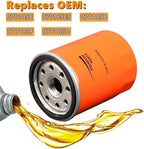 070185E Oil Filters with Paper Funnel Oil Wipe for Ge-nerac 8kw-24kw Air-Cooled and Portable Generators 760cc 990cc Engines Rep 070185ES 70185