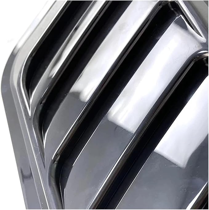 Car Hood Scoop Air Intake Vents Compatible For Hyundai Ix35 Solaris Compatible For Renault Captur Compatible For Kia And Sportage 4(Silver)