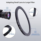 77mm Lens to 62mm Camera Lens Adapter,77mm to 62mm Filter Step-Down Ring Adapter Ring,Compatible All 62mm Filter Accessory