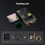 K&F Concept 55mm Circular Polarizers Filter Super Slim with 36 Multi-Layer Coatings, High Definition Circular Polarizing Filter (CPL) Camera Lens Filter (Nano-X PRO Series)