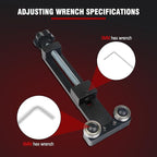 3mirrors Oil Filter Cutter Oil Filter Cutting tool with 3 Cutting Blade Fits Filter Cutting Range 1.95in-5.89in