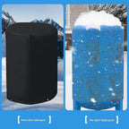 Round Well Pump Cover - 3-Layer Insulated Bag, Waterproof Frost Protection, Protection for Outdoor Sanitary Systems, Robust Cistern Protection, Winter Backflow Housing | For Garden Water Systems