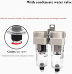 AMJ3000-03B/-03B-C,AMJ4000-04B/-04B-C,AMJ3000/4000 filter element type, water droplet separator for vacuum,AMJ series(AMJ3000-03B)