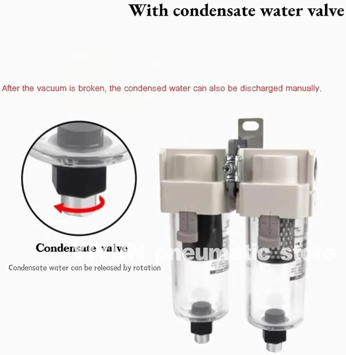 AMJ3000-03B/-03B-C,AMJ4000-04B/-04B-C,AMJ3000/4000 filter element type, water droplet separator for vacuum,AMJ series(AMJ4000-04B-C)