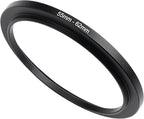 55mm to 62mm Step-Up Ring Filter Adapter,for All Brands UV ND CPL, Metal Ring Step-Up Rings Adapter Filter (55mm-62mm)
