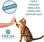 6-Pack Activated Carbon Cat Litter Box Filter Replacement - Premium 3.15" x 6.69" Activated Charcoal Filter - Compatible with AmazonBasics Hooded Covered Cat Litter Box, Made in USA