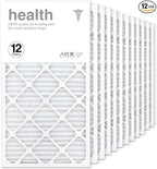 AIRx Filters 16x30x1 Air Filter MERV 13 Pleated HVAC AC Furnace Air Filter, Health 12-Pack, Made in the USA