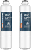 Crystala Filters Compatible with Samsung DA29-00020B Refrigerator Water Filter, DA29-00020A/B, DA29-00020B-1, HAF-CIN/EXP, 46-9101, RF4267HARS, RF25HMEDBSR, RF28HMEDBSR, RS25J500DSR, 2 Pack