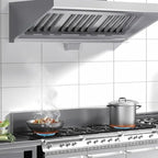 Soro Essentials- 16" W x 20" H Stainless Steel Commercial Kitchen Hood Filter with Handles- Hood Filters Range Hood Filter Range Hood Baffle Grease Filter for Restaurant Kitchen Exhaust Hoods