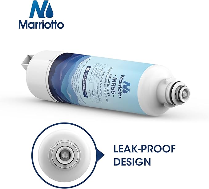 MARRIOTTO Replacement for Bosch Ultra Clarity Pro Water Filter, Compatible with BORPLFTR50, 12033030, 11032531, 11025825,12028325, BORPLFTR55, WFC100MF, WFS200MF (1 Pack)