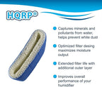HQRP 2-Pack Wick Filter Compatible with Walgreens 890-WGN 890WGN LEV320 HF212-UL Cool Mist Humidifiers, W889-WGN Replacement, with Blue Layer