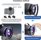 39mm Lens to 52mm Camera Lens Adapter,39mm to 52mm Filter Step up Ring Adapter Ring,Compatible All 52mm Filter Accessory