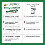Heavy Metal Test Copper Test Kit Regular 1 Pack - at Home Water Testing Kits for Drinking Water, Heavy Metal Test Kit Water Tester, Copper Water Testing Kit for Water, Food, Urine, & Other Materials