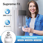 ICEPURE 4874960100 Refrigerator Water Filter Replacement for Blomberg Beko 4874960100 Water Filter, NSF/ANSI 42 certification, Reduces Chlorine Taste & Odor, 3PACK