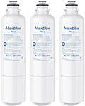 Maxblue BORPLFTR50 Replacement for Bosch® Ultra Clarity® Pro 11032531, 12033030, 11025825, BORPLFTR55, B36CD50SNS, B36CT80SNS, B36CL80ENS, B36FD50SNS, WFC100MF, Refrigerator Water Filter, 3 Filter