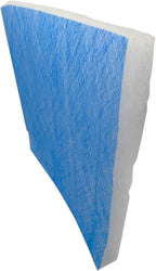 Paint Booth Exhaust Fiberglass Filter, Blue/White Paint Arrestor for Spray Booth (600/case, 20" x 20")