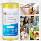 H&G Lifestyles 10" x 4.5" Whole House KDF and Carbon Water Filter, Reduce Chlorine Heavy Metal Improve Water Taste,Compatible with 84637, WPX5BB97P, PC10, 355214-45, 355215-45, WP10BB97P, WP5BB97P