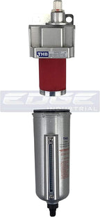 Heavy Duty Industrial Grade COALESCING Filter with 0.01u Micron Element, Metal Bowl, REMOVES 99.98% Moisture, Vapor and Oil from Compressed AIR Lines, AUTO Drain (1/2" NPT, 5oz)