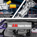 Aluminum Oil Filter Housing Engine Oil Cooler Compatible with 2011-2023 Charger Durango Challenger Journey Wrangl-er Cherok-ee Town and Country 200 300 Ram ProMaster 3.6L V6 for 926-876 926-959