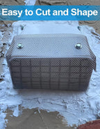2 Pack Wire Mesh Screen 13.4'' x 9.5'' for Air Vent, 24cm x 34cm, 20 Mesh, 1mm Hole, 304 Stainless Steel Wire Mesh to Prevent Mice, Wasps, Bugs, Rodents, Mosquitoes, Spiders, Squirrels, Easy to Cut
