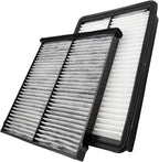 OPBU811-259-3 Cabin and Engine Air Filter for 2014 2015 2016 2017 2018 Mazda 3 Replacement for CA11259,PE07-13-3A0,CP11811,KD45-61-J6X,CF11811