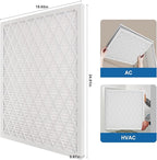 20x25x1 MERV 11 Air Filter, Quality AC/HVAC Furnace Filter，2 Reusable ABS Frame + 8 Pack Replaceable Filter Media，Breathe Fresher and Cost-effective