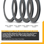 NiSi - JetMag Pro 82MAG Black Mist 1/4 - Magnetic Diffusion Filter for Dreamy, Soft Highlights and Reduced Contrast, Nano Coated Optical Glass, Ultra-Slim Aluminum Frame - Lens Adapter Ring Required