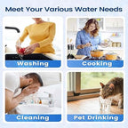 Vortopt Under Sink Water Filter System,Kitchen Sink Water Filter,NSF/ANSI 42 Certified Under Sink Water Filter,28000 Gallons Flow,Reduces PFOA/PFOS/Chlorine,Direct Connect,Black,Q5-C2.