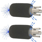 ATIE No Spray Pool Cleaner TailSweep PRO TSP10S with Hose Scrubber 9-100-3105 Fit Zodiac Polaris 280, 3900 Sport, 380, 360, 180 Pool Cleaner Tail Sweep PRO TSP10S and CMP Flow Diffuser (2 Pack)