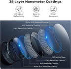 K&F CONCEPT Snap On Variable ND Filter Compatible with DJI Osmo Action 6, ND4-32 Limited Stops Neutral Density Light Reduction Filters Multi-Coated HD Optical Glass Action Camera Accessories