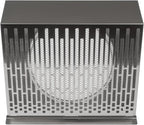 Vent Systems 8" Inch Exhaust Vent Cover with Rubber Gasket - Stainless Steel - Robust Weatherproof Outdoor Air Exhaust Box - Duct or Surface Mounting - Rain and Snow Protection
