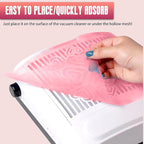 200 Sheets Nail Dust Collector Filter Paper Disposable Nail Dust Filters for Most of Nail Dust Collector Machine Nail Vacuum Dust Collector for Nail Salon Nail Supplies Accessories (pink)