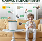 TP01 HEPA Replacement Filter Compatible with Dyson Tower Purifier Pure Cool Link TP01, TP02, TP03, AM11, BP01 Models, Compare to Part 968126-03, 2 Pack