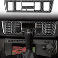 Carbon Fiber Interior Full Compatible with BMW X5 Air Conditioner Control Panel-1