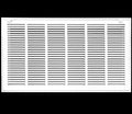 HVAC Premium 28 x 16 Duct Opening Steel Return Air Filter Grille, for 1-inch Filter, Removable Door, Flat Stamped HVAC Vent Cover Grille, Outer Dimensions 30.5 x 18.5