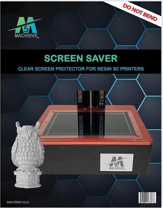 Screen Saver for Resin 3D Printers - Mars 4 9K & Mars 4 Ultra 9K (3-Pack)