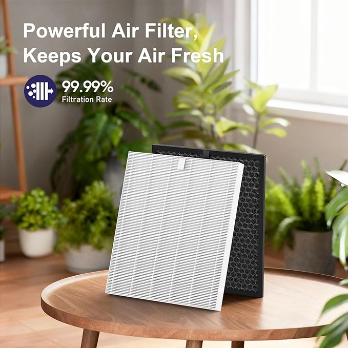 Filter Q – 1712-0123-00 Replacement Filter for Winix 5510 and 5520 Air Purifier, 5510 Replacement Combo Pack Includes: 2 HEPA & 2 Carbon Filter